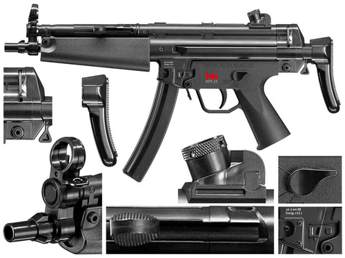 Umarex - Heckler&Koch MP5 A5 Maschinenpistole Softai Replika - EBB - 2.6311