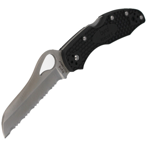 Spyderco - Byrd Meadowlark™ 2 Rettung FRN Schwarz Klappmesser - BY19SBK2
