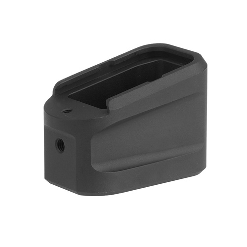 Strike Industries - Erweiterte Magazinplatte aus Aluminium für Glock 19 - 9 mm - Schwarz - SI-EMP-AL-G19-BK 