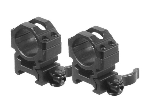 Leapers - Zweiteilige Zielfernrohrmontage UTG® Max Strength - Mittel - Weaver / Picatinny - 1'' Rohr - RQ2W1154