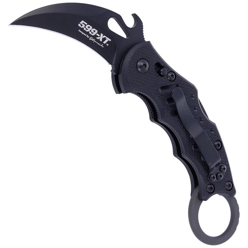 FOX - Karambit-Klappmesser - N690Co - Schwarz - FX-599 XT