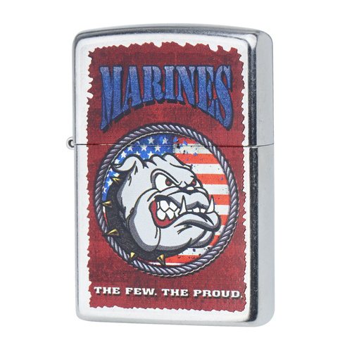 Zippo - US Marines Corp Benzinfeuerzeug - Street Chrome - Z28520