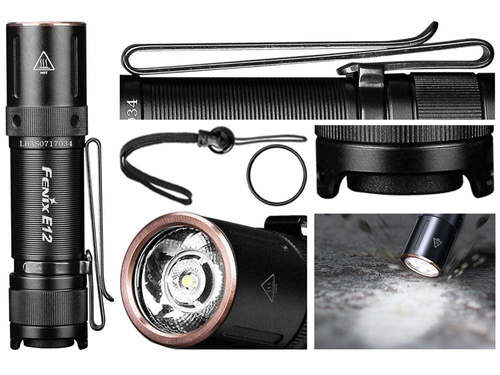 Fenix - LED-Taschenlampe E12 V2.0 - 160 lm