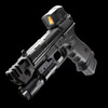 Strike Industries - Visiermontageplatte Strike RMR zu ACRO - Glock RMR - Schwarz - SI-ACRO-RMR