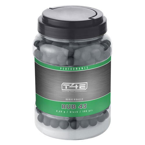 Umarex - Gummigeschosse T4E RB 43 - Kaliber .43 - 500 Stück - Schwarz - 2.4773