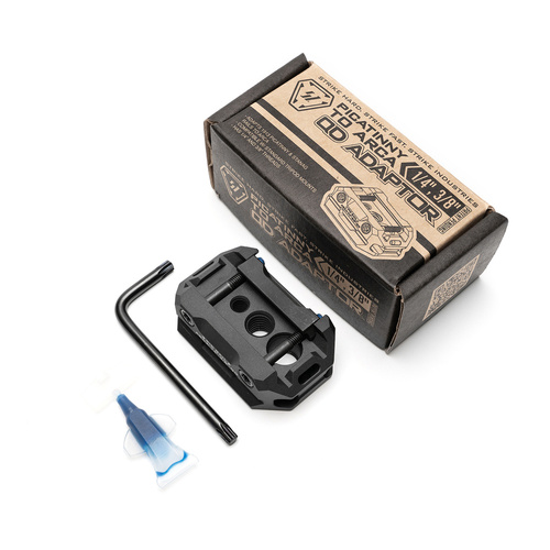 Strike Industries - Adapter für Picatinny Arca auch 1/4" und 3/8" - QD Sling - SI-ARCA-TRI-PADA-BK