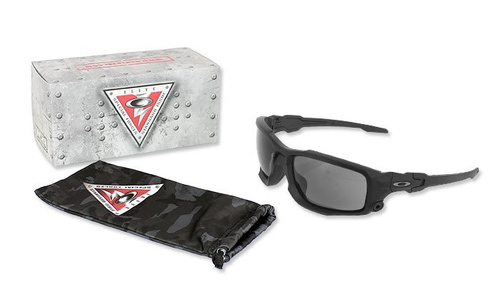 Oakley - SI Ballistic Shocktube Matt Schwarz Brille - Grau - OO9329-01