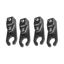 Unity Tactical - Adapter SARA für Sordin auf ARC Schiene - ESS Bolzen - Schwarz - HLM-SABB