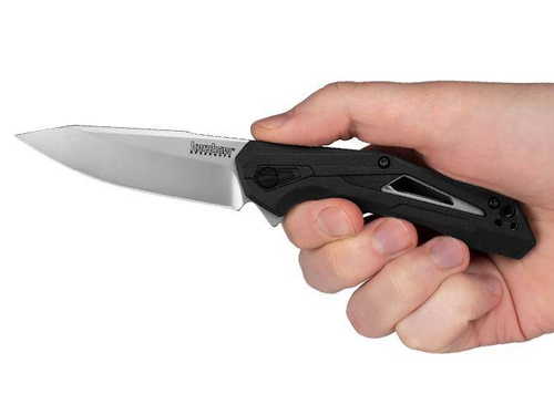 Kershaw - Airlock 1385 Taktisches Messer - 4Cr13 - Schwarz - 1385