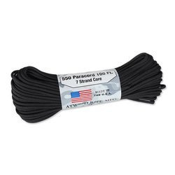 Atwood Rope MFG - Paracord 550-7 - 4 mm - Schwarz - 100ft
