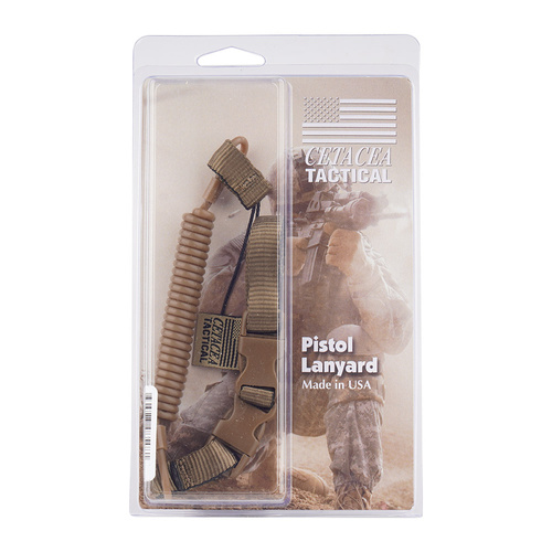 Cetacea Tactical - Lanyard für Waffen Plain Clothes Mini-Coil - Olive Drab - TA-PCO-OD