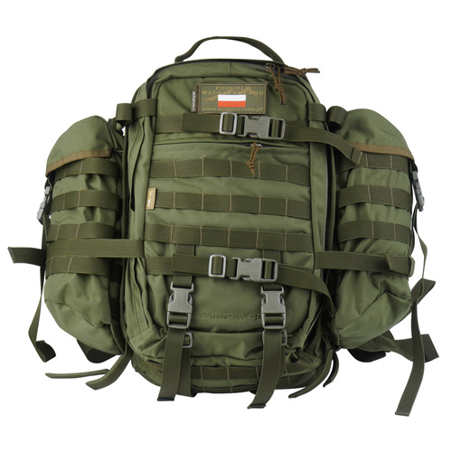 WISPORT - Sparrow 30 II Rucksack mit zwei Seitentaschen - 30 + 10 l - Olivgrün