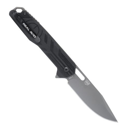 Real Avid - Klappmesser EDC RAV-7 - G10 - Schwarz - AVRAV7