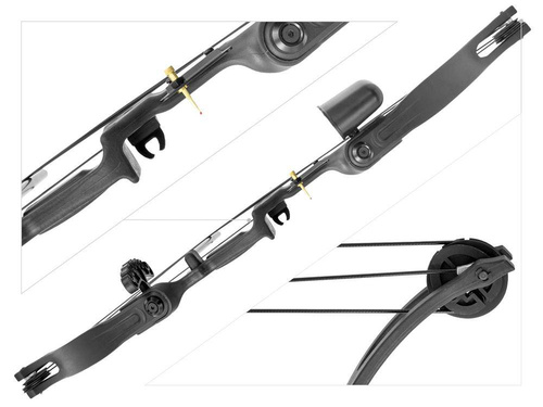 Poe Lang - Flaschenzugbogen Druid - 20 lb - 33" - Schwarz - CO-009