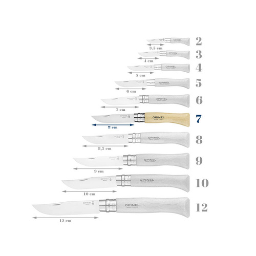 Opinel - Messer N°8 VRN - Carbon - 113070