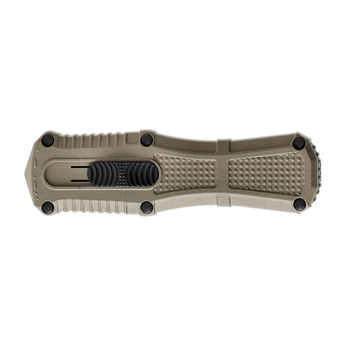 Benchmade - Klappmesser OTF 3375GY-1 Mini Claymore - CPM-D2 - Ranger Green - 3375GY-1