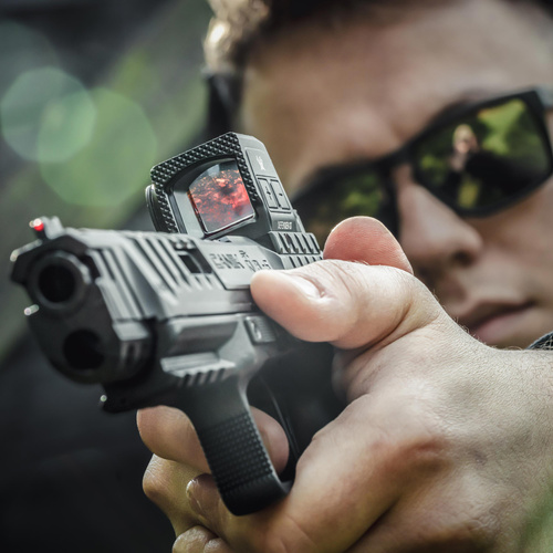 Vortex Optik - Rotes Zielvisier Defender ST Solar - 3 MOA - Schwarz - DFST-MRD3-E