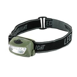 M-Tac - 4+1 LED-Taschenlampe - 18 Lumen - Olive - MTC-HL-022-OD