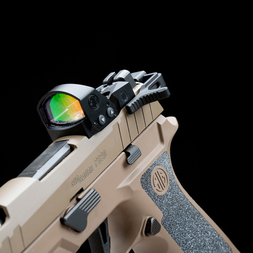 Strike Industries - Beidhändiger Seitenladegriff für Sig Sauer P320 Pistole - Schwarz - SI-P320-CH