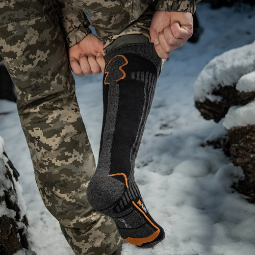 M-Tac - Socken Coolmax 75% lang - Schwarz - FL-2103-2