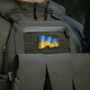 M-Tac – Ukraine-Flaggen-Aufnäher – Stickerei – Cordura 500D – rechts – Rangergrün – 51298123