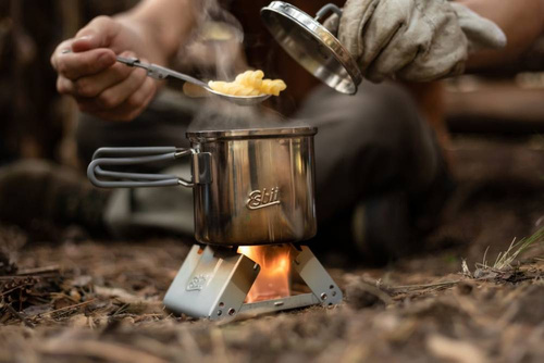 Esbit - Touristentopf mit Deckel - Edelstahl - 625 ml - PT625ST