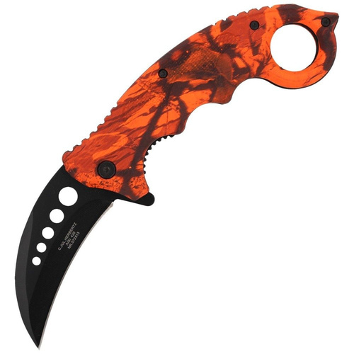 Herbertz Solingen - Messer Karambit Red Camo 73mm - 572513