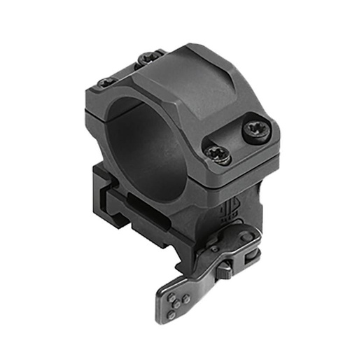 Leapers - Zweiteilige Montage AccuSync 1"/22 - 25,4 mm - Niedrig - Schwarz - AQR110