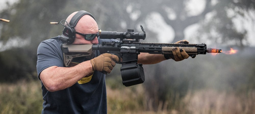 Magpul - PMAG D-50® LR/SR GEN M3® Trommelmagazin für AR10 / SR25 / M110 - Schwarz - MAG993-BLK