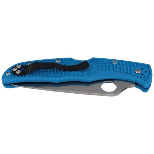 Spyderco - Endura® 4 FRN flach geschliffenes blaues Messer - C10FPBL