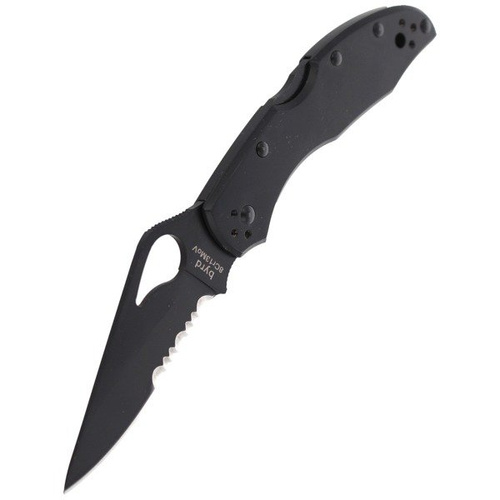 Spyderco - Byrd Meadowlark™ 2 Edelstahl Schwarz / Schwarz Klinge CombinationEdge Messer - BY04BKPS2