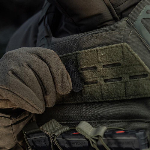 M-Tac - Lasergeschnittenes Valknut Quadrat Patch - Schwarz / Ranger Green - 51162232