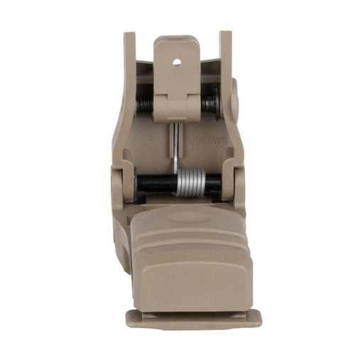 MFT - Back Up Polymer Flip Up Rear Sight - Scorched Dark Earth - BUPSWR-SDE