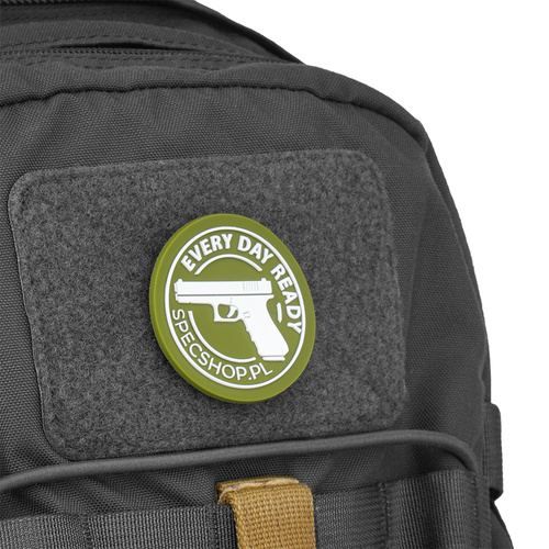 SpecShop.pl - Tactical Patch mit Klettverschluss - Runden - Grün - 50x50 mm