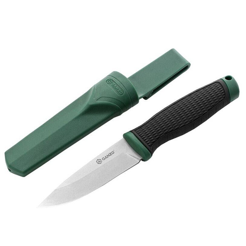 Ganzo - Survival-Messer - 8Cr14 - Schwarz / Grün - G806-GB