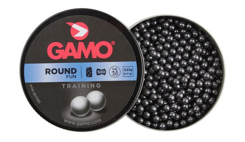 Gamo - Pellets Rund BB - 500 Schuss - 4,5 mm - Rundkugeln (BB)