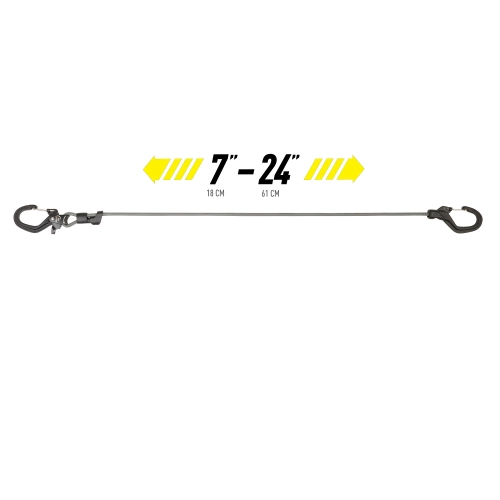 Nite Ize - Flexibles Seil mit CamJam SlideLock - Aluminium - Schwarz - CJSLB5-01-R3