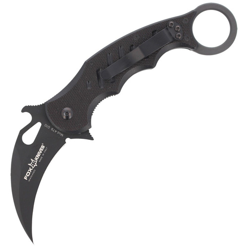 FOX - Klappmesser Karambit - Hawkbill - Schwarz - 479