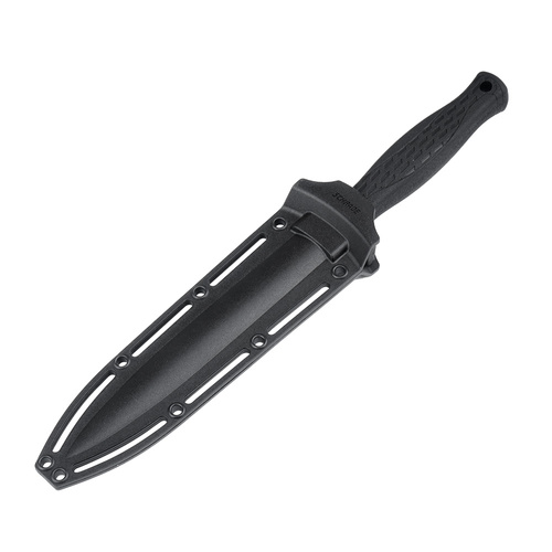 Schrade - Nadel gezackte feste Klinge Militärmesser - schwarz - 1182515