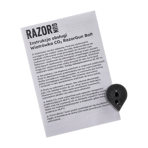 RazorGun - Bolt Luftpistole - 4,5 mm - CO2 - Schwarz - CP1-M 4,5