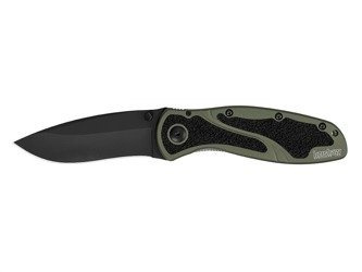 Kershaw - Taktisches Messer Blur 1670OLBLK - 14C28N - Schwarz - 1670OLBLK