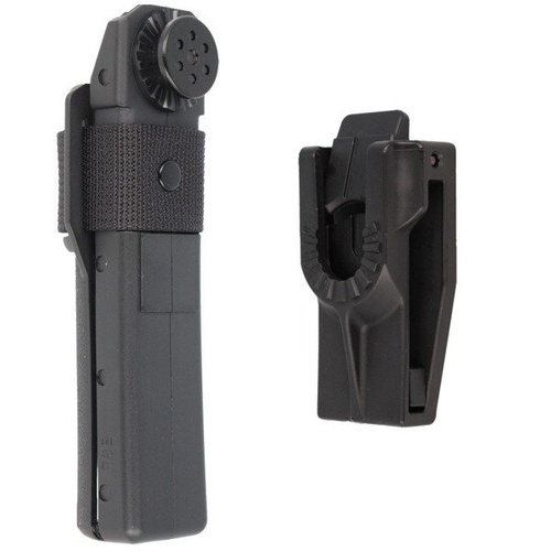 ESP - Gehärteter, erweiterbarer Schlagstock mit Halter - 26" - Ergonomischer Griff - Schwarz - EXB-26HE BLK BH-55