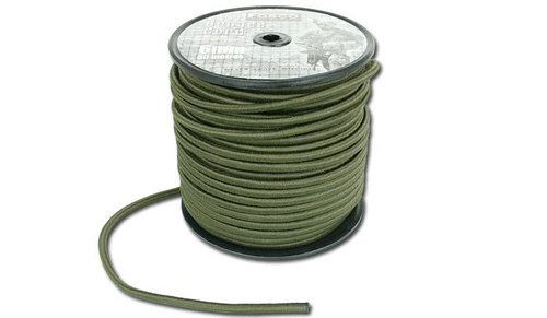 FOSCO - Bungee Cord - 6 mm - OD Grün - 1 Meter