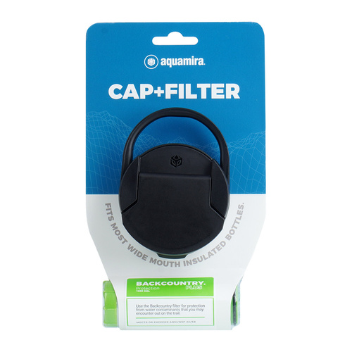 Aquamira - Ersatzdeckel für Shift-Flasche mit antibakteriellem Backcountry Plus-Filter - 52 mm - 67682