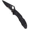 Spyderco - Delica® 4 FRN Schwarz / Schwarz Klinge Messer - C11PSBBK