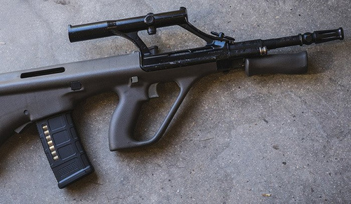 Magpul - Magazin mit Sichtfenster PMAG 30 AUS Steyr AUG - GEN M3 - Schwarz - MAG575