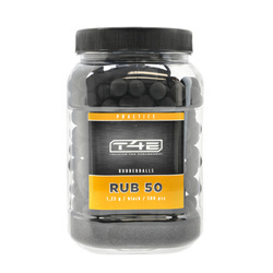 Umarex - Gummigeschosse T4E Practice RUB 50 - Kaliber .50 RAM - 100 Stück - Schwarz - 2.4708