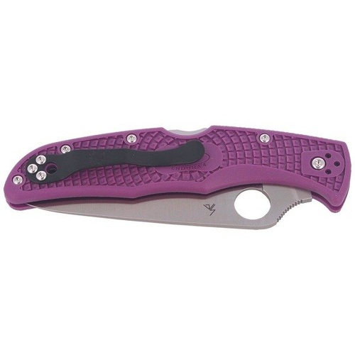 Spyderco - Endura® 4 FRN flach geschliffen lila Messer - C10FPPR