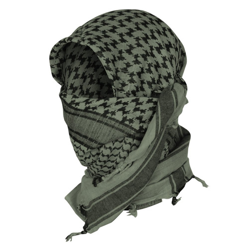 Mil-Tec - Kopftuch Shemagh Arafat - Baumwolle - Grün-Schwarz - 12610000