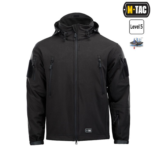 M-Tac - Softshell mit Fleece-Futter - Schwarz - MTC-SJWL-BK